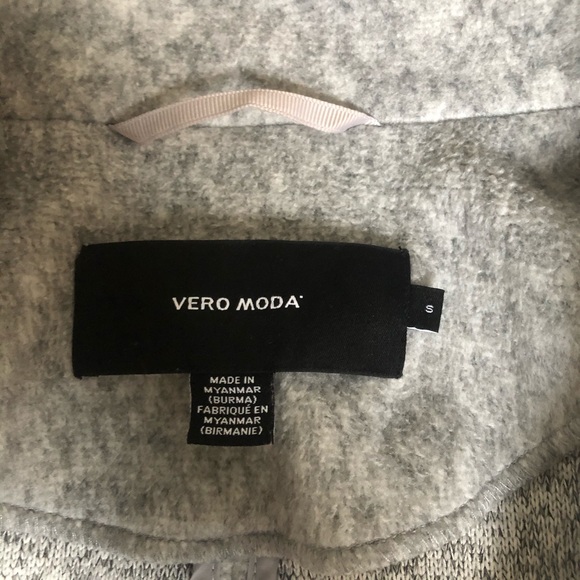 Vero Moda long grey soft feel coat. - Picture 2 of 2